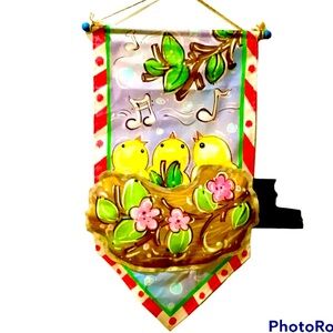 Colorful Bird Wall Hanging